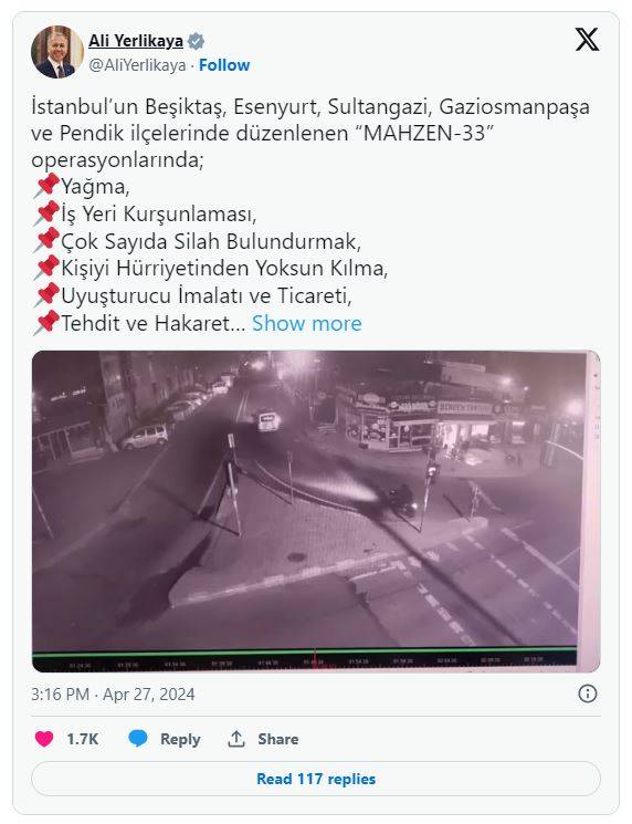 İstanbul’un 5 ilçesinde ‘Mahzen-33’ operasyonu: 16 gözaltı 24